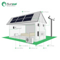 Sunpal 48V DC Inverter Solar Air Conditioner 100% energia solar alimentada 12000btu 18000btu para estação de ônibus